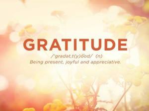 Gratitude