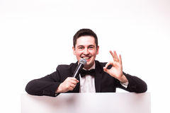 Man on Microphone